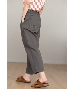 Japanese Style Cotton Linen Work Pants - Comfortable, Lightweight Trousers for Effortless Everyday Wear