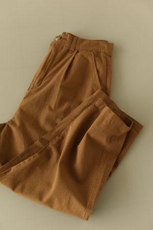 Japanese Style Cotton Linen Work Pants - Comfortable, Lightweight Trousers for Effortless Everyday Wear