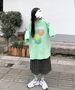 Japanese Style Creative Print Loose Long Sleeve T-shirt for Spring Summer - Trendy Unisex Base Layer Fashion Essential