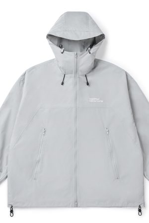 Japanese Style Hooded Windbreaker Jacket for Men and Women, Embroidered Loose-Fit Cardigan for Spring and Autumn, Urban Aesthetic