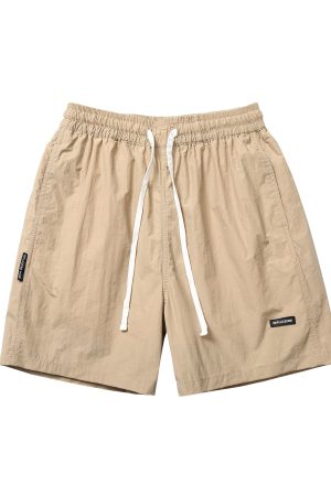 Japanese-Style Lightweight Breathable Quick-Dry Five-Point Beach Shorts for Men and Women - Summer City Boy Trend