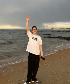 Japanese-Style Minimalist Straight Loose Long Pants for Men - Summer Lightweight Versatile Casual Trousers