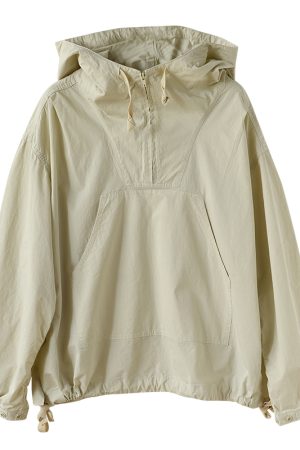 Japanese-Style Oversized Hooded Trench Coat - Lightweight Mountain-Style Outdoor Jacket for Trendy Fashion