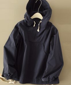 Japanese-Style Oversized Hooded Trench Coat - Lightweight Mountain-Style Outdoor Jacket for Trendy Fashion