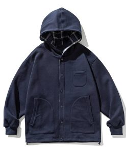 Japanese-Style Retro Plaid Cardigan Jacket for Men and Women, Casual Loose Hooded Sweatshirt for Spring and Autumn