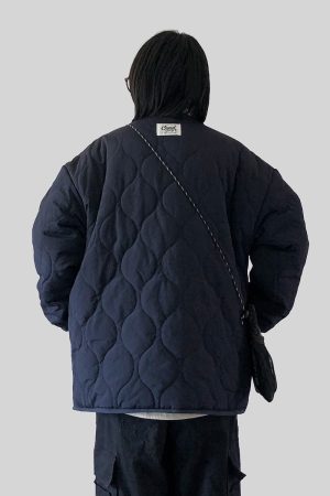 Japanese-Style Retro Reversible Collarless Scarf Jacket for Men and Women - Loose-Fitting Thick Unisex Cotton Winter Coat