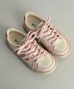 Japanese-Style Thick-Soled Casual Skate Shoes for Spring 2025 - Versatile Little White Sneakers