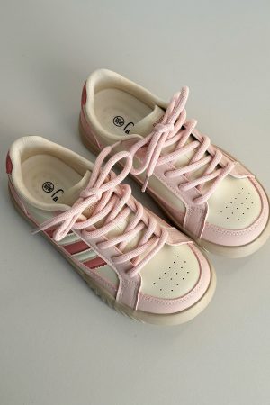 Japanese-Style Thick-Soled Casual Skate Shoes for Spring 2025 - Versatile Little White Sneakers