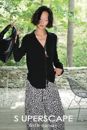 Japanese Triacetate V-Neck Shirt - Cool Feel, Smooth Skin, Slimming Multi-Button Design