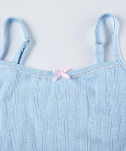 Jeans Top Aesthetic, Chic Shirts - Pointelle Two Piece Pajama Set