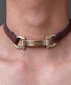 Jeans Top Aesthetic, Mysterious Girl Aesthetic Outfit - Tag Choker Necklace