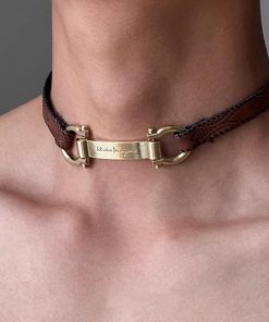 Jeans Top Aesthetic, Mysterious Girl Aesthetic Outfit - Tag Choker Necklace