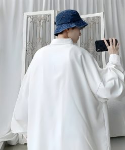 Jeans Top Aesthetic, Unapproachable Outfits - Chain Detailed Long Sleeve Shirt