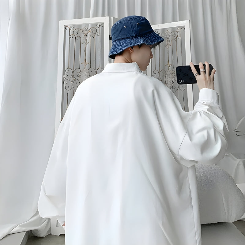 Jeans Top Aesthetic, Unapproachable Outfits - Chain Detailed Long Sleeve Shirt Jeans Top Aesthetic, Unapproachable Outfits - Chain Detailed Long Sleeve Shirt