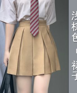 JK Striped Long Sleeve and Short Sleeve Shirt for Women, Pudding Bear Design, Japanese Style Autumn Top, 2025 Spring Fashion