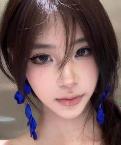 Klein Blue Long Tassel Earrings - 2025 High-End Light Luxury Performance Accessories for Elegant Style