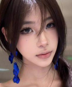 Klein Blue Long Tassel Earrings - 2025 High-End Light Luxury Performance Accessories for Elegant Style