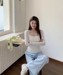 Korean Chic Long Sleeve Knitted Sun Protection Cardigan and Cami Two-Piece Set for Women - Summer Style Essential