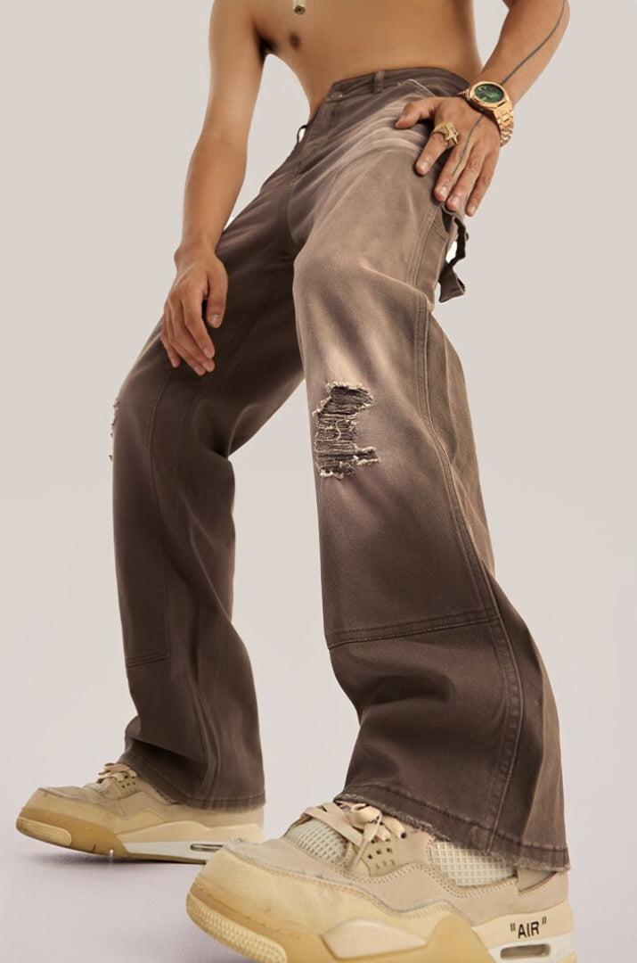 Korean Cute Outfits Skirts, Minimalist Feminine Outfits - Mid Rise Washed Distressed Jeans Korean Cute Outfits Skirts, Minimalist Feminine Outfits - Mid Rise Washed Distressed Jeans