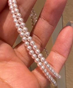 Korean Style 925 Sterling Silver Pearl Necklace for Women, Clavicle Chain with Light Luxury Niche Design