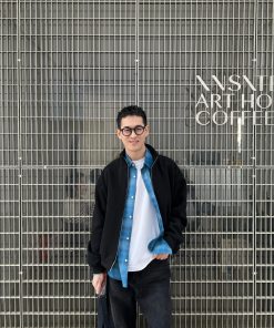 Korean Style Black Zipper Hoodie Jacket for Men - Spring Loose Fit Versatile High-Quality Top