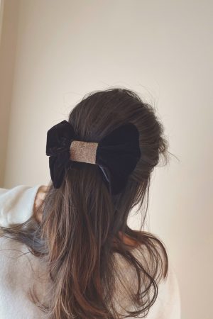 Korean Style Bow Hair Clip - Trendy 2025 Hair Claw for Women, Back of Head Accessory, Fashionable Hair Accessories