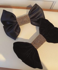 Korean Style Bow Hair Clip - Trendy 2025 Hair Claw for Women, Back of Head Accessory, Fashionable Hair Accessories