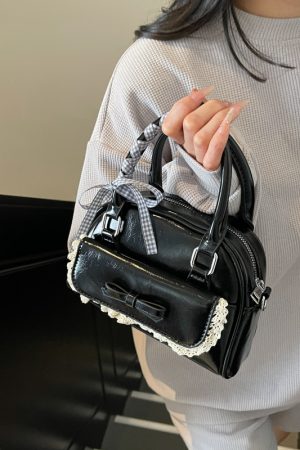 Korean-Style Bow Handbag for Women, 2025 New High-End Versatile Shell Shoulder Crossbody Bag