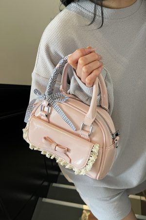 Korean-Style Bow Handbag for Women, 2025 New High-End Versatile Shell Shoulder Crossbody Bag