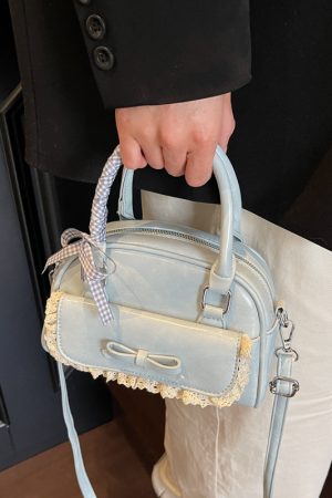 Korean-Style Bow Handbag for Women, 2025 New High-End Versatile Shell Shoulder Crossbody Bag