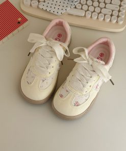 Korean-Style Breathable Platform Sneakers for Women - Thick-Soled White Summer Shoes - Versatile Student Footwear 2025