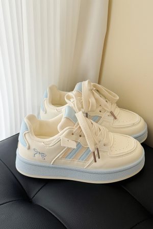 Korean-Style Breathable Platform Sneakers for Women - Thick-Soled White Versatile Shoes for Students - Summer 2025 Fashion