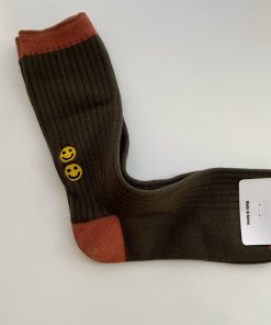 Korean Style Candy Color Women's Mid-Calf Socks - Versatile Color Block Pile Socks for Trendy Ins Style Fashion