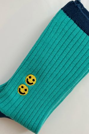 Korean Style Candy Color Women's Mid-Calf Socks - Versatile Color Block Pile Socks for Trendy Ins Style Fashion
