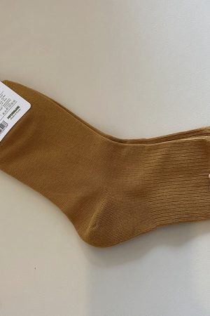 Korean Style Candy Color Women's Mid-Calf Socks - Versatile Color Block Pile Socks for Trendy Ins Style Fashion