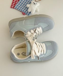 Korean-Style Casual Flat Sports Shoes for Women - Soft-Bottom Versatile Training Sneakers, 2025 New Trendy Footwear