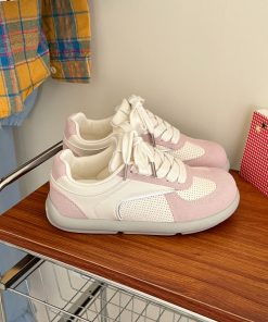 Korean-Style Casual Flat Sports Shoes for Women - Soft-Bottom Versatile Training Sneakers, 2025 New Trendy Footwear