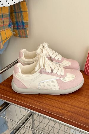 Korean-Style Casual Flat Sports Shoes for Women - Soft-Bottom Versatile Training Sneakers, 2025 New Trendy Footwear