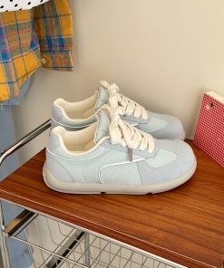 Korean-Style Casual Flat Sports Shoes for Women - Soft-Bottom Versatile Training Sneakers, 2025 New Trendy Footwear