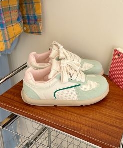 Korean-Style Casual Flat Sports Shoes for Women - Soft-Bottom Versatile Training Sneakers, 2025 New Trendy Footwear