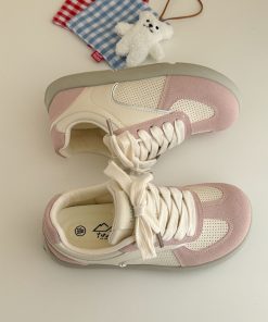 Korean-Style Casual Flat Sports Shoes for Women - Soft-Bottom Versatile Training Sneakers, 2025 New Trendy Footwear