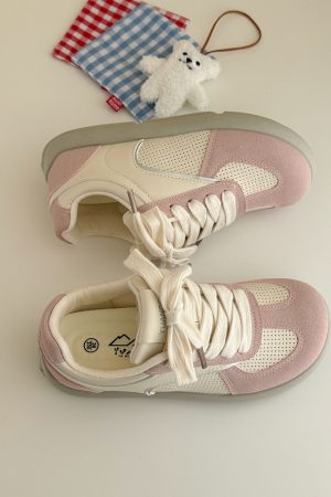 Korean-Style Casual Flat Sports Shoes for Women - Soft-Bottom Versatile Training Sneakers, 2025 New Trendy Footwear