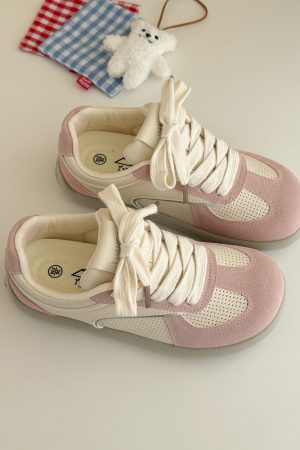 Korean-Style Casual Flat Sports Shoes for Women - Soft-Bottom Versatile Training Sneakers, 2025 New Trendy Footwear
