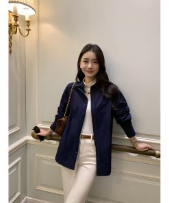 Korean Style Casual Long Sleeve Layered Shirt for Women - Versatile, Loose-Fitting, Elegant Top for Everyday Wear