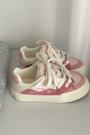 Korean Style Casual Sneakers for Women - 2025 Thick-Soled White Loafers, Versatile Everyday Footwear