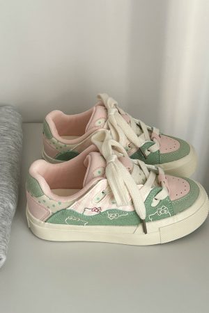 Korean Style Casual Sneakers for Women - 2025 Thick-Soled White Loafers, Versatile Everyday Footwear