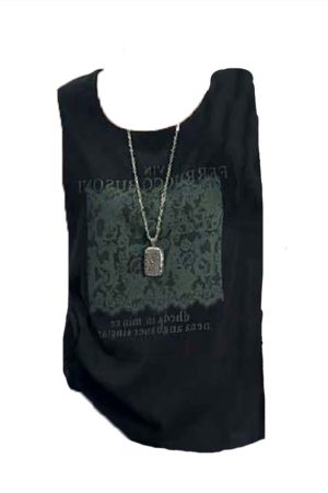 Korean Style Casual Snowflake Lace Printed Cotton Vest - 2025 Summer Large Version