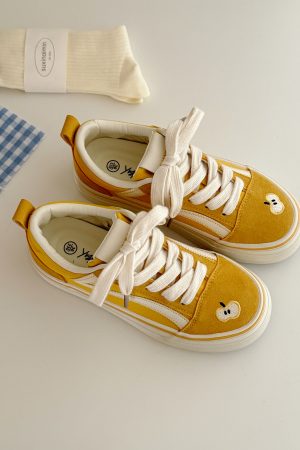 Korean Style Casual Training Shoes for Women - Soft Bottom, Thick Sole, Versatile Sports Footwear, 2025 Fashion Trend