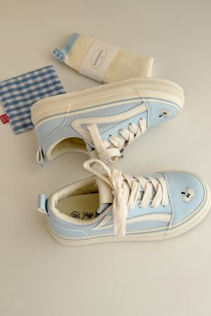 Korean Style Casual Training Shoes for Women - Soft Bottom, Thick Sole, Versatile Sports Footwear, 2025 Fashion Trend