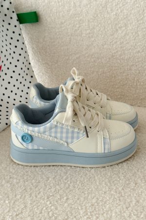 Korean Style Casual Training Shoes for Women - Soft Bottom Thick Sole Versatile Sports Footwear, Trendy 2025 Edition